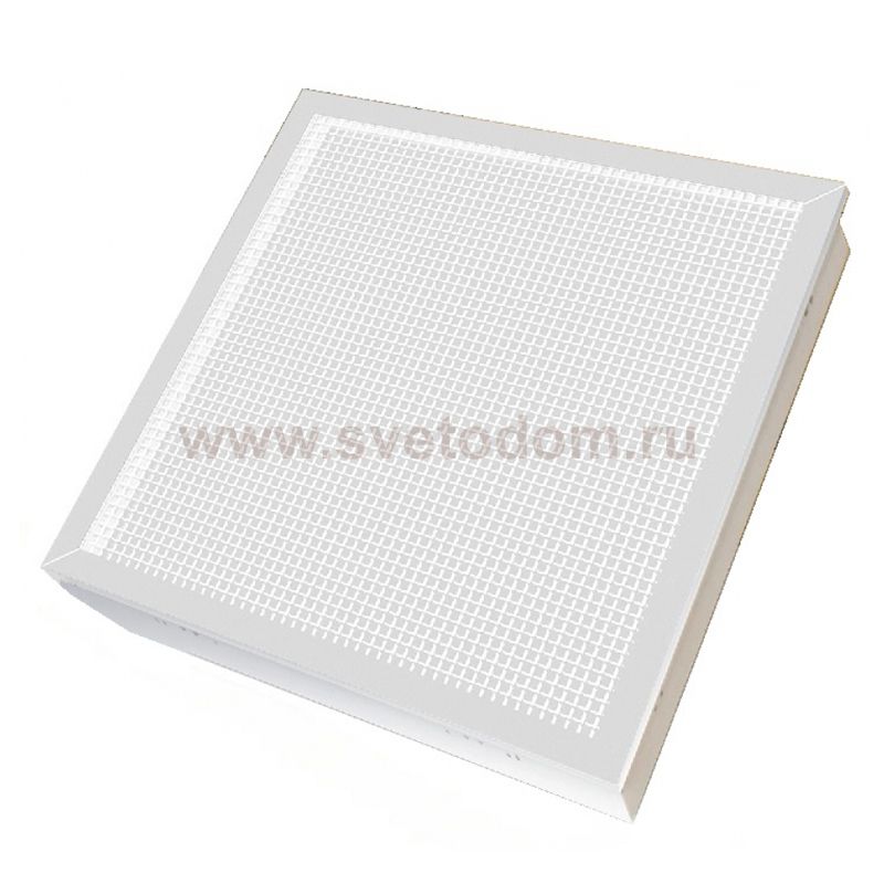 Панель светодиодная LP-eco-ПРИЗМА 36Вт 230В 4000К 3000Лм 595х595х25мм без ЭПРА БЕЛАЯ IP40