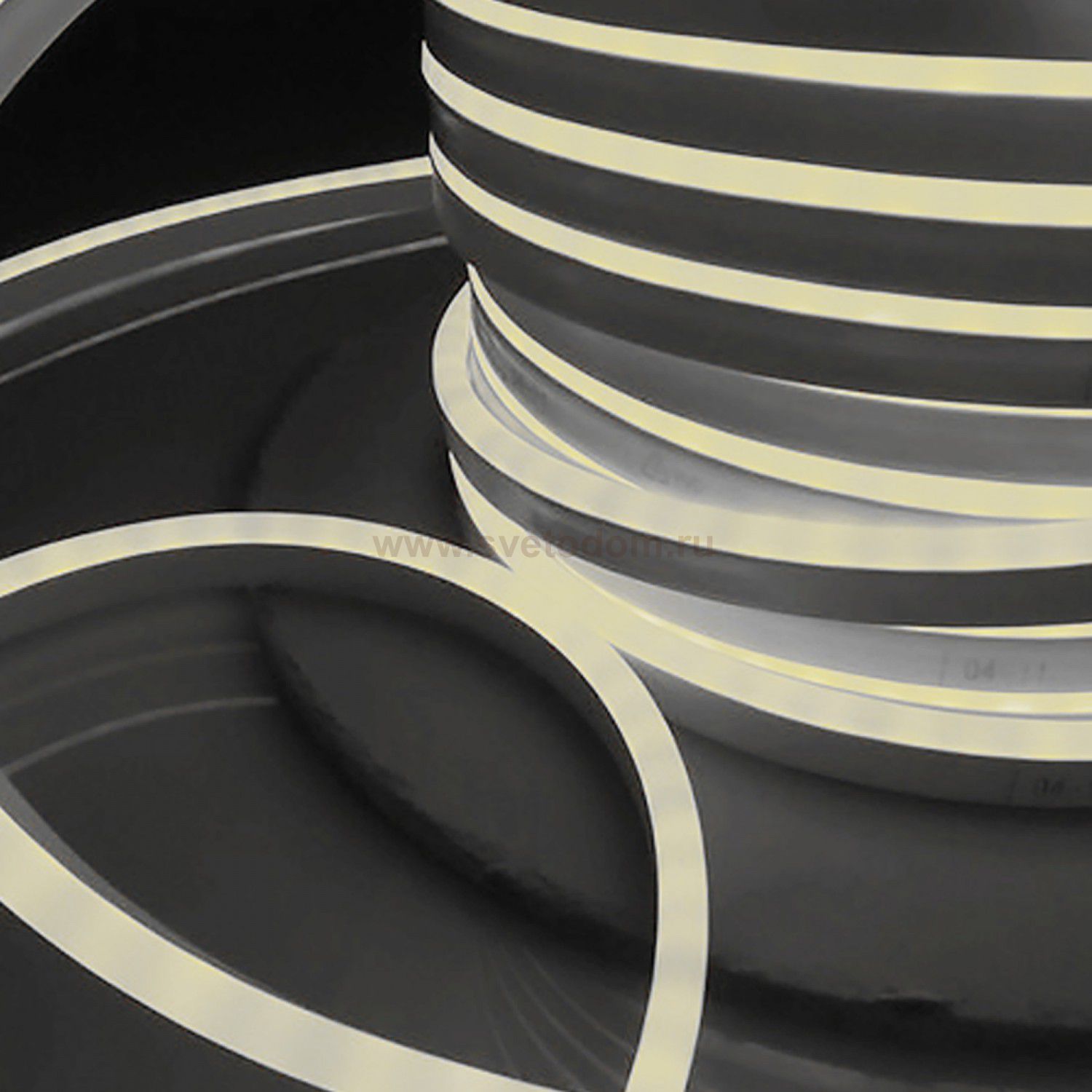 Светодиодный гибкий неон Гибкий неон 220V 9,6W 120Led 2835 IP67 односторонний холодный белый, 50 м Elektrostandard