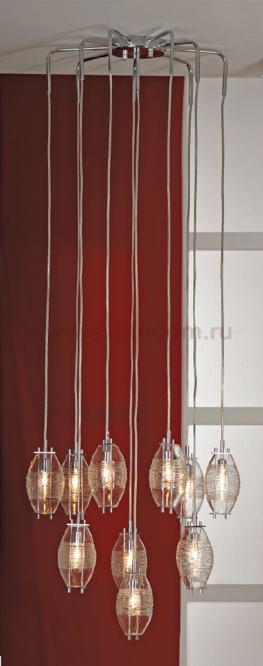 Светильник люстра подвесная Lussole LSA-1503-10 ACQUASANTA