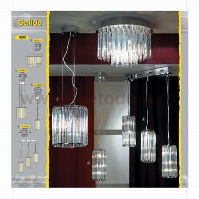 Люстра Lussole LSA-2307-10 GELIDO