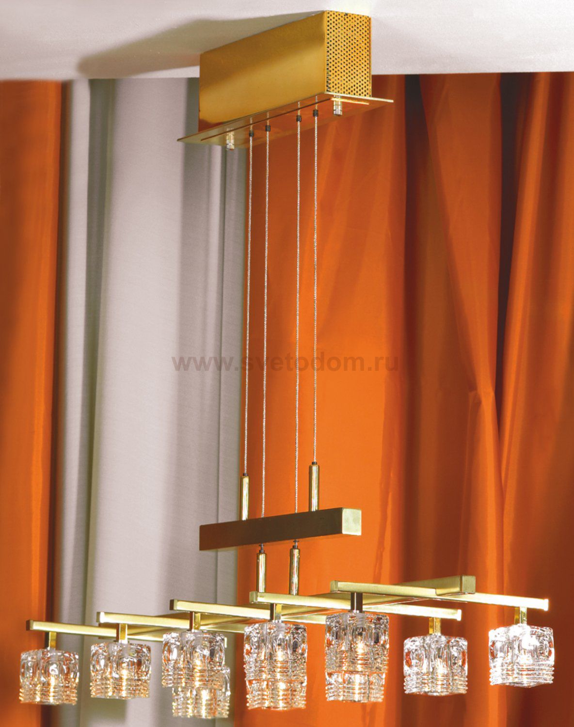 Светильник люстра подвесная Lussole LSA-7913-10 Palinuro