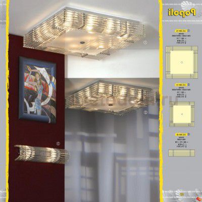 Плафон стекло Lussole POPOLI LSC-3407-10 (340*340мм)