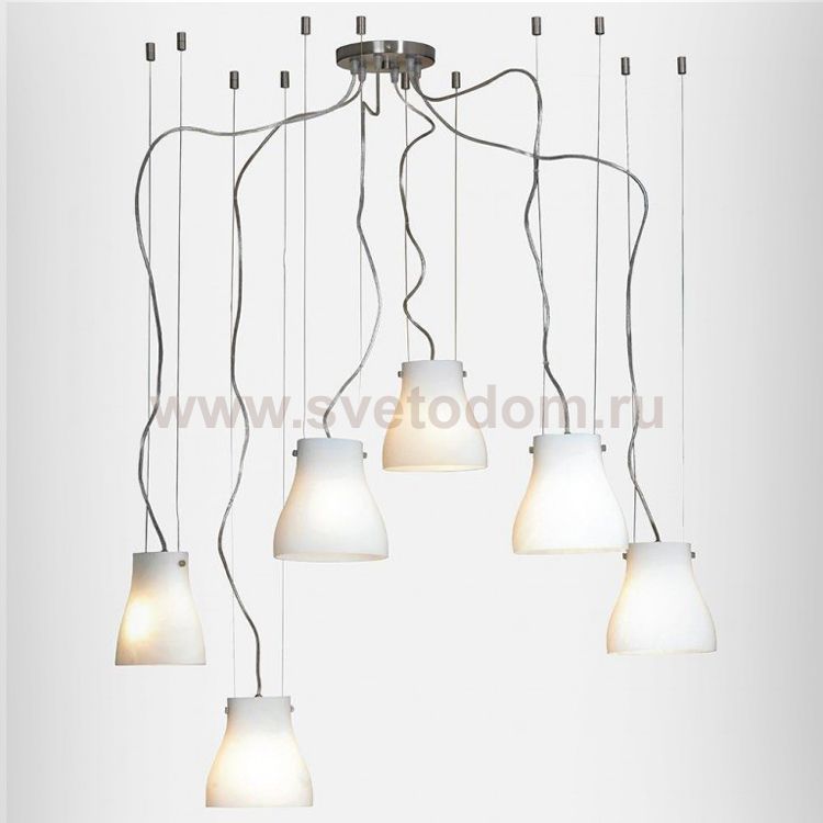 Люстра подвесная Lussole LSC-5603-06 BIANCO