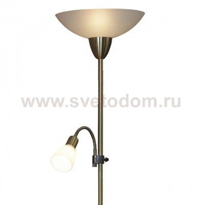 Торшер с подсветкой цвета бронза Lussole LSP-0020