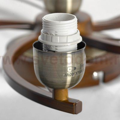 Светильник потолочный из дерева Lussole LSP-0045