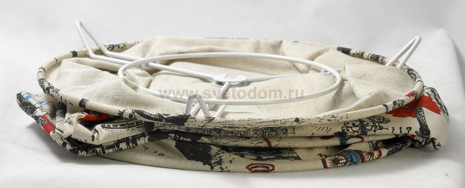 Торшер из ткани Lussole lsp-0504