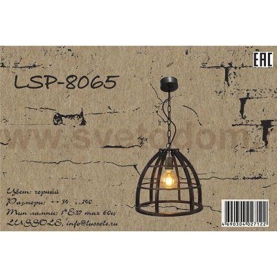 Светильник Lussole Loft LSP-8065