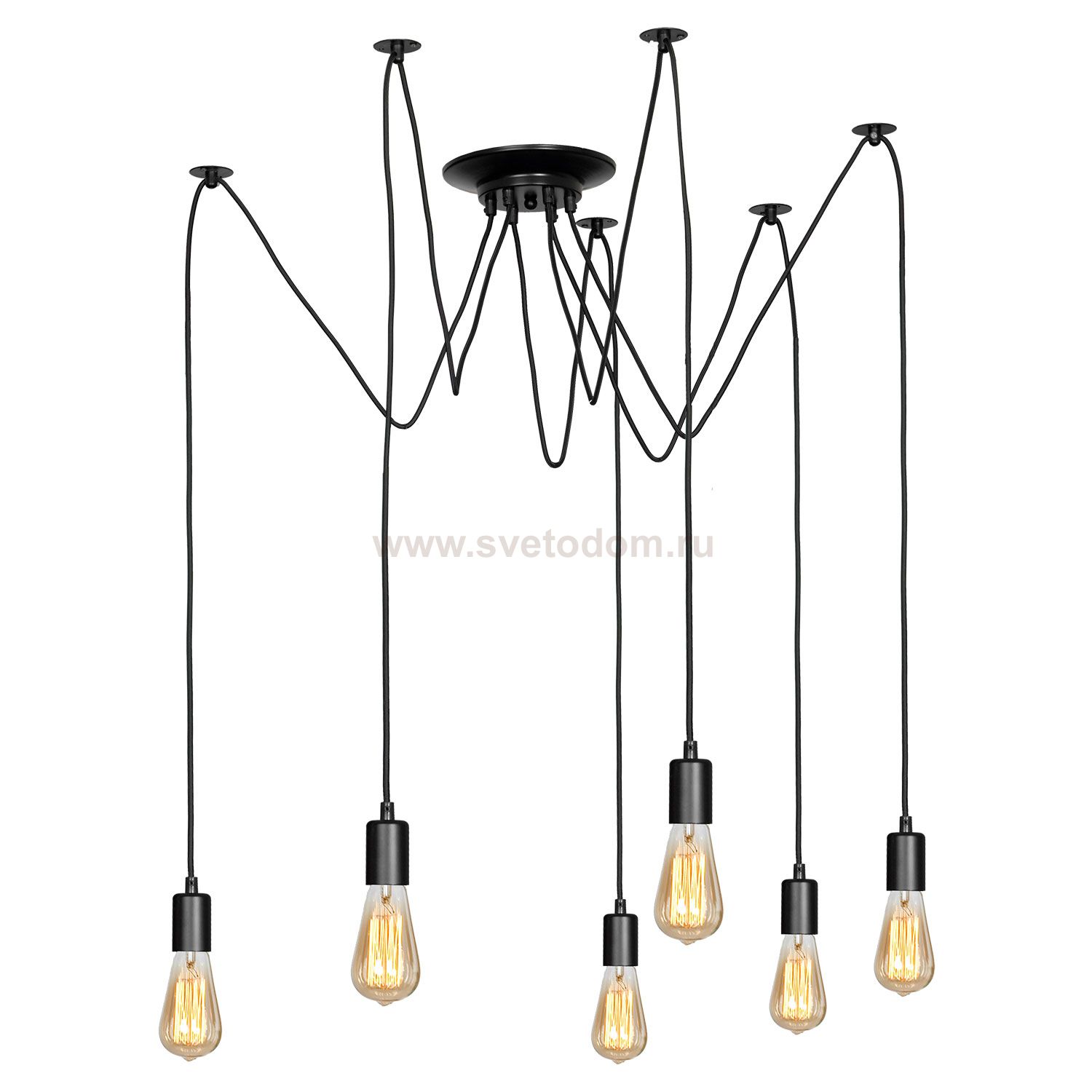 Люстра подвесная паук Lussole LSP-8172 SHIRLEY (без лампочек)