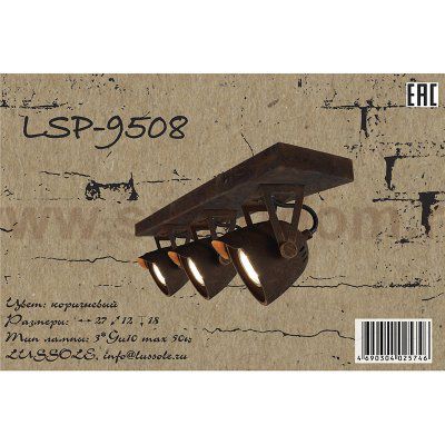 Светильник поворотный спот Lussole LSP-9508 MONTGOMERY