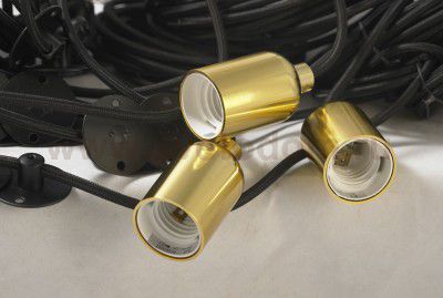 Светильник паук с проводами на стене Lussole Loft LSP-9554