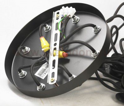 Светильник паук с проводами на стене Lussole Loft LSP-9554