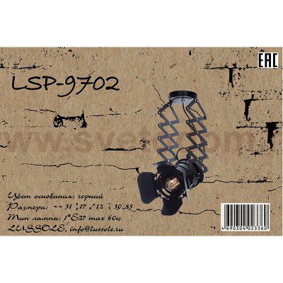 Светильник потолочный Lussole Loft LSP-9702