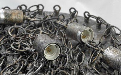 Люстра лофт с цепями Lussole Loft LSP-9800