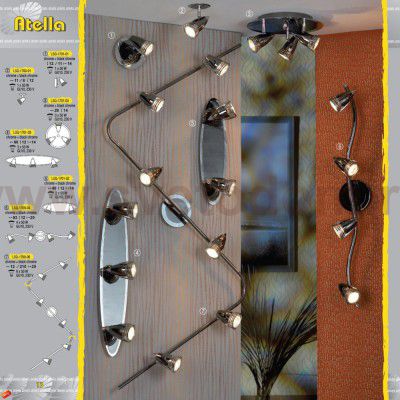 Светильник поворотный спот Lussole LSQ-1701-03 ATELLA