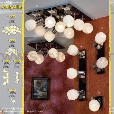 Светильник поворотный спот Lussole LSX-5501-03 SENIGALLIA