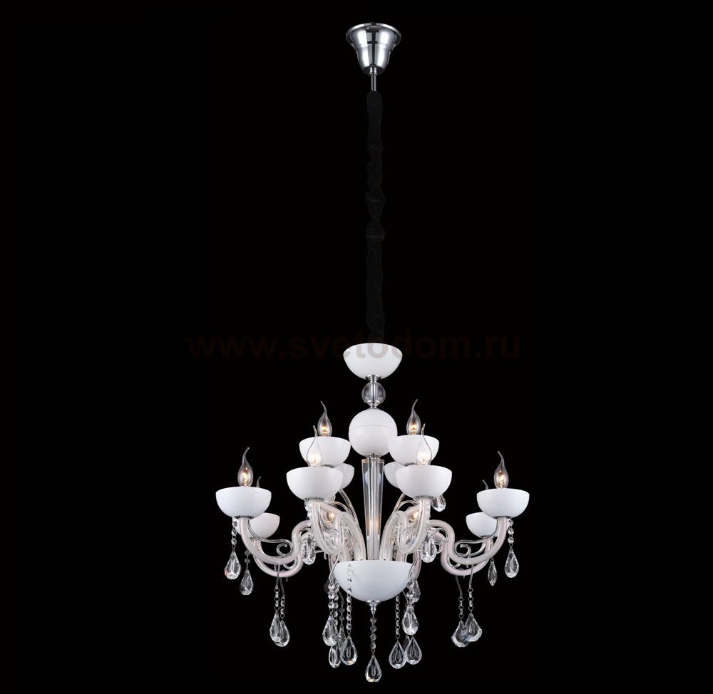 Люстра Crystal lux LUCCILA SP8+4 WHITE 2241/312