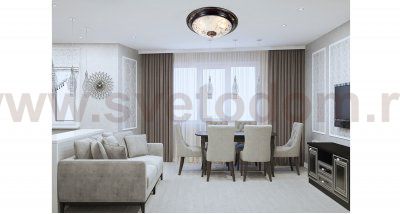 Потолочный светильник Lucia Tucci Lugo 142.2 R30 brown