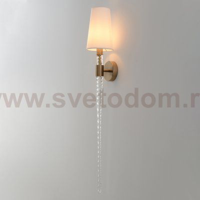 Бра Crystal Lux LUMINOUS AP1 BRASS