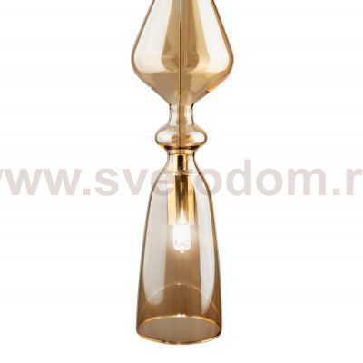 Светильник подвесной Crystal Lux LUX NEW SP1 B AMBER (2261/211)