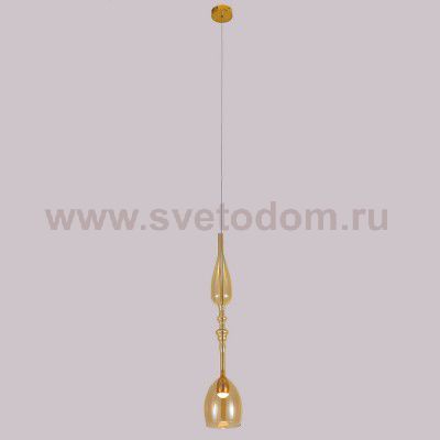 Светильник подвесной Crystal lux LUX SP1 C AMBER 2264/201
