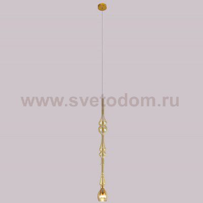 Светильник подвесной Crystal lux LUX SP1 D AMBER 2267/201