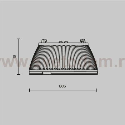 Аксессуар Technical Lens002D35-10W