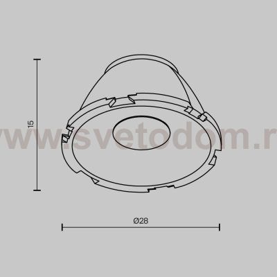 Аксессуар Maytoni LensCD28-24 Accessories
