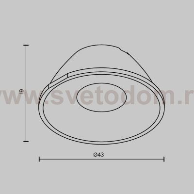 Аксессуар Maytoni LensCD43-36 Accessories
