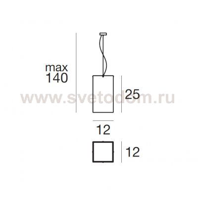 Подвесной светильник Linea Light 4897 Glued