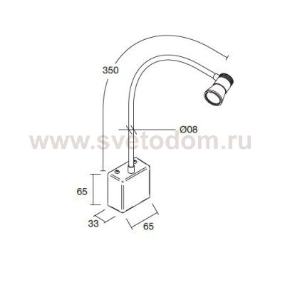 Светильник настенный бра Linea Light 85748 Claro