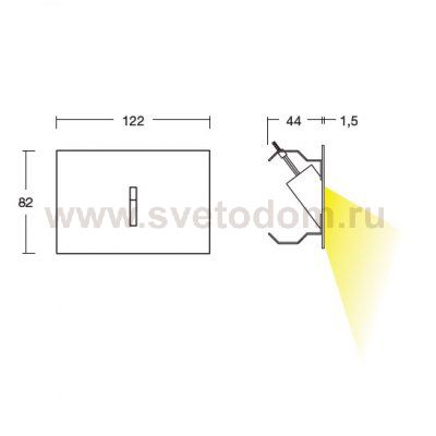 Встраиваемый светильник Linea Light 94116 Nia - Nuo