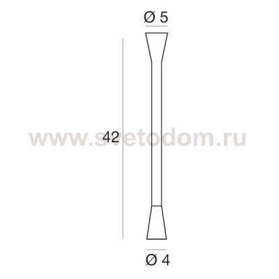 Настенный светильник Linea Light 7223 Snake LED белый