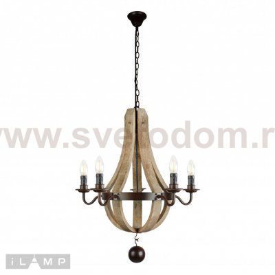 Подвесная люстра iLamp Epoca Loft 6183-5B