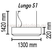 Подвесной светильник Lungo S1 01 02g
