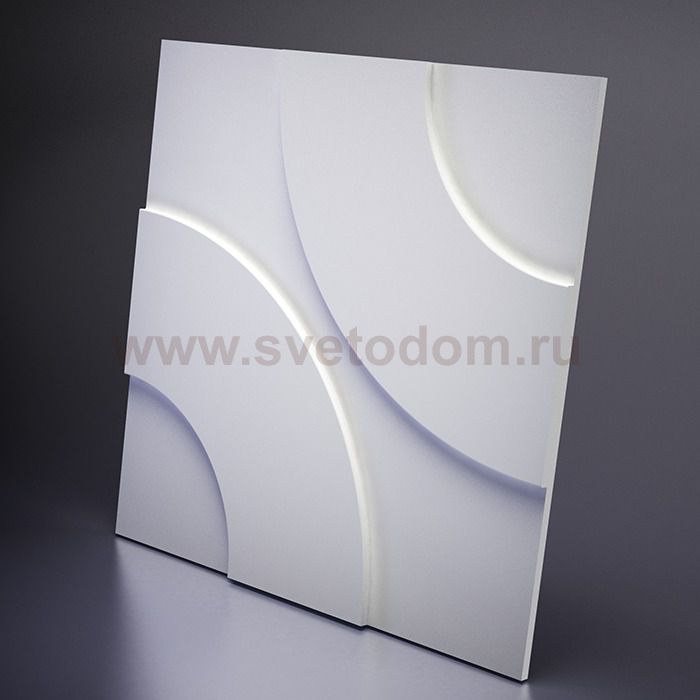 3D Дизайнерская панель из гипса Artpole HOOP, 600x600 мм, 0,36 м2 (арт.M-0022)