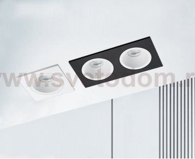M01-1009 white светильник встраиваемый Italline