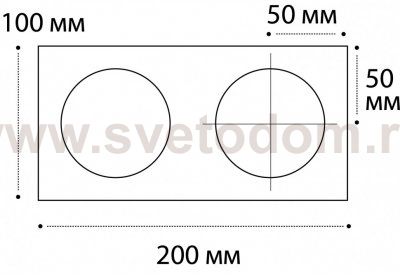 M01-1020 рамка для встраиваемого светильника (M01-1020 black)