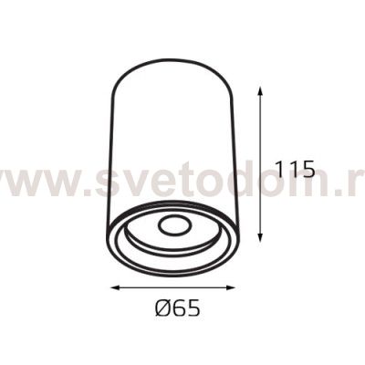 M02-65115 white светильник потолочный Italline