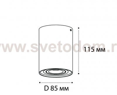 M02-85115 black светильник потолочный Italline