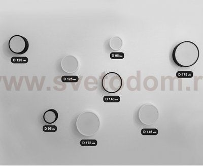 M04-525-125 black 4000K светильник потолочный