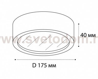 M04-525-175 white 4000K светильник потолочный