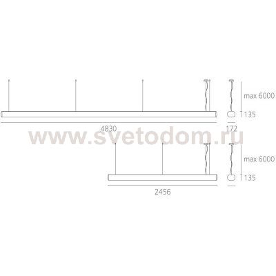 Подвесной светильник Artemide M113301 Absolu