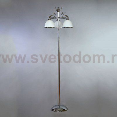 Торшер напольный классический Brizzi MA02401F/003 Chrome Испания