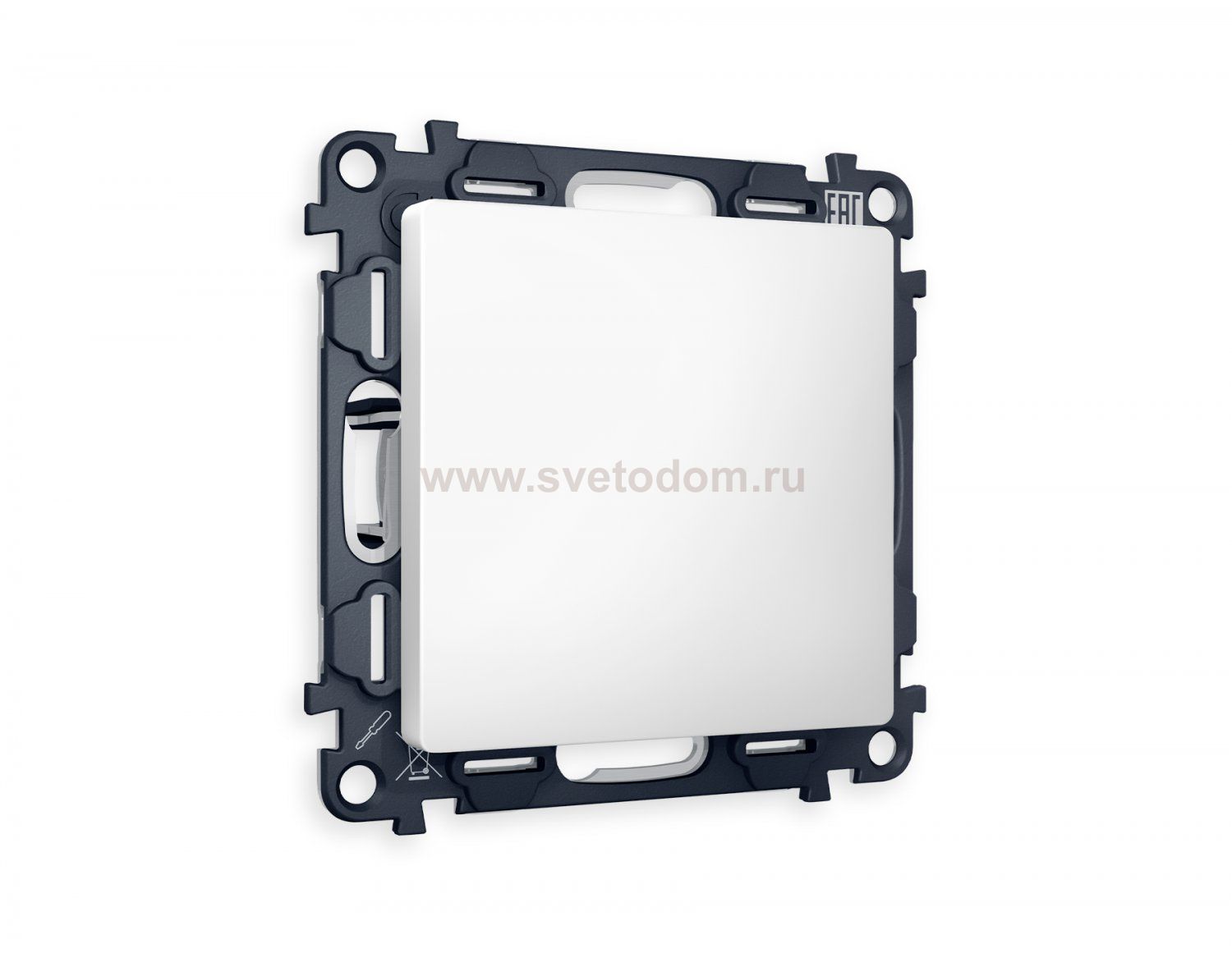 Комплект суппорта универсального ALFA MA136010 Белый матовый QUANT Ambrella Volt