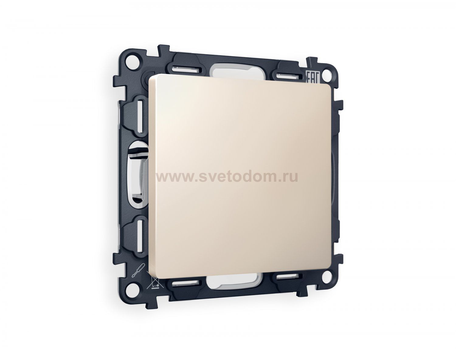 Комплект суппорта универсального ALFA MA336010 Бежевый матовый QUANT (AP3360, VM240) Ambrella Volt