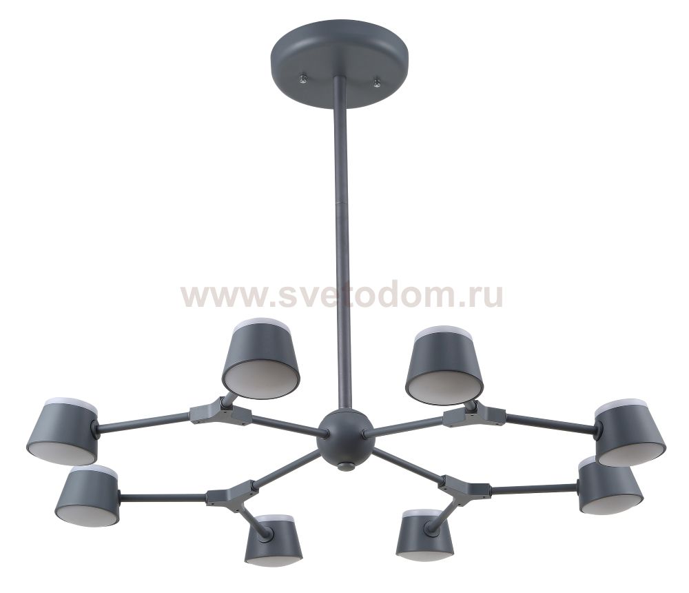 Люстра Crystal Lux MADRID SP8 GRAY (2280/308)