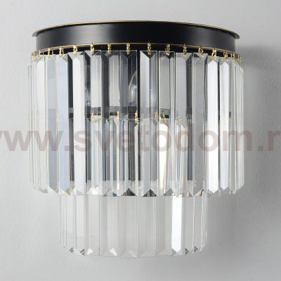 Светильник настенный бра Crystallux MAXIME AP2 BLACK MAXIME
