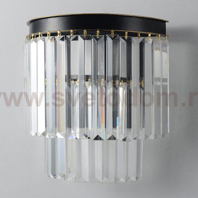 Светильник настенный бра Crystallux MAXIME AP2 BLACK MAXIME