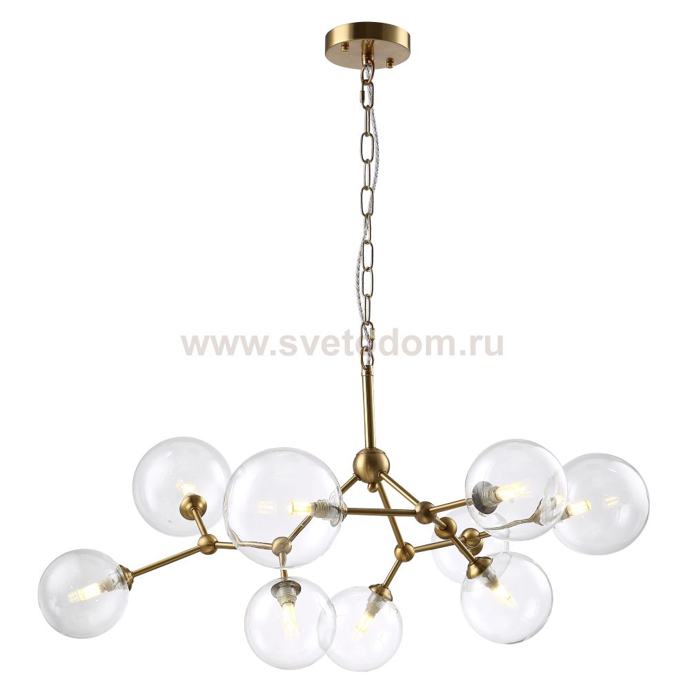 Люстра Crystal Lux MAXIMO SP9 BRONZE (0930/309)