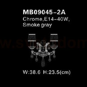 Бра Illuminati MB09045-2A clear/rosso